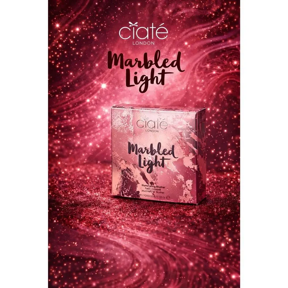 Ciaté London - Marbled Light - Illuminating Blusher - Shade: Dusk- 0.123 oz/3.5g